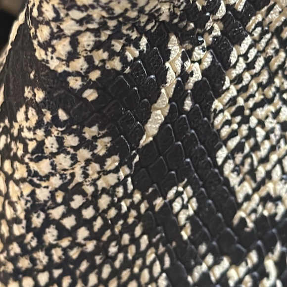 Coach Bowery Western cowgirl Bootie Snakeskin ankle boots sz 5.5 EUR 36 - Picture 7 of 17